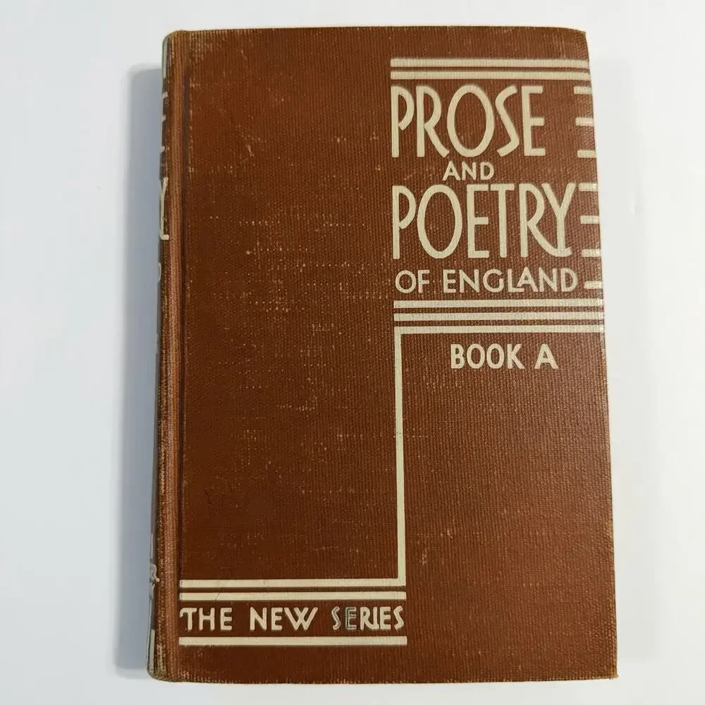 Prose and Poetry Of England Including History Of English Literature McGraw 1935
